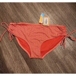 Title Nine Large Bikini Bottoms Swim Suit Orange
